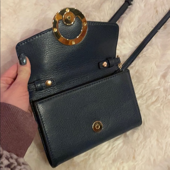 NWOT MICHAEL KORS NAVY BLUE PURSE - Picture 8 of 13